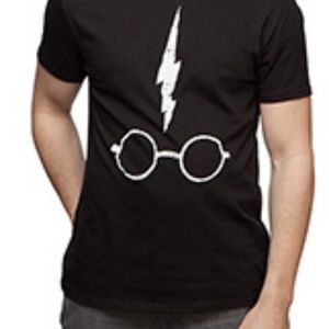 Brand New Harry Potter Glasses and Scar T-Shirt